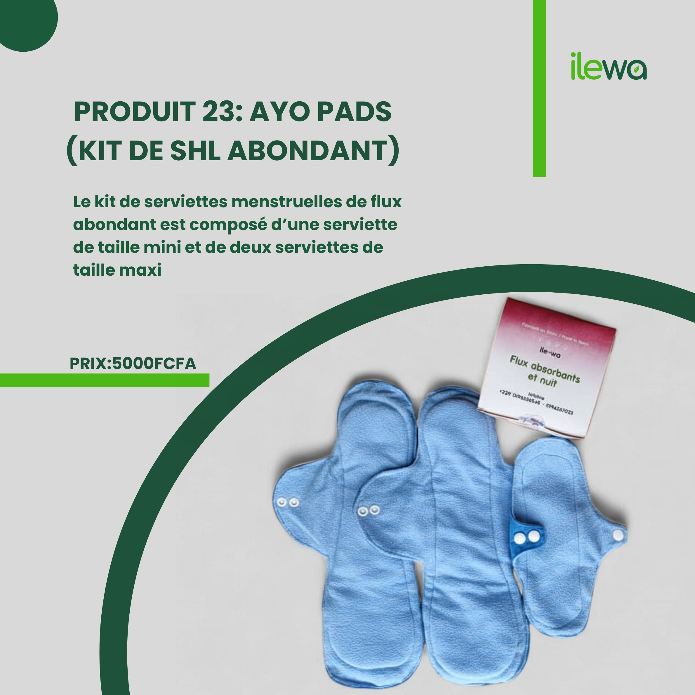 AYO PADS (KIT DE SHL ABONDANT)