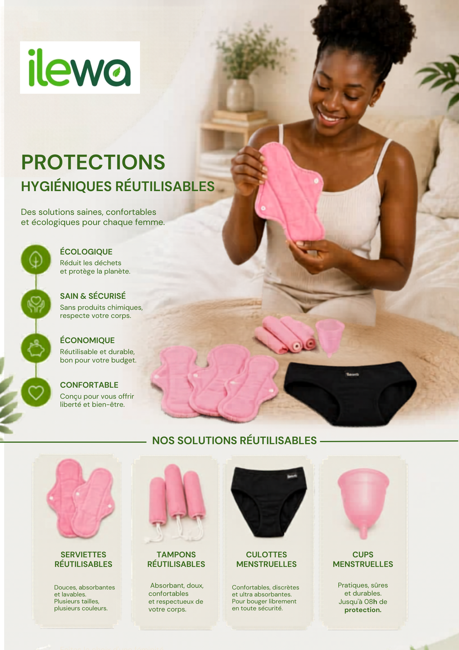 COMMENT CHOISIR UNE BONNE PROTECTION HYGIÉNIQUE ÉCONOMIQUE ET ÉCOLOGIQUE ?